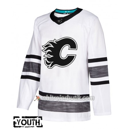 Barn Ishockey Calgary Flames tröja Blank Vit 2019 All-Star Adidas Authentic